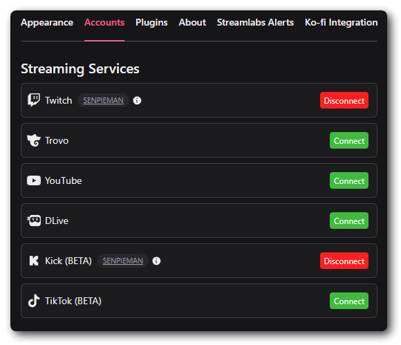 Link Accounts | Casterlabs Docs